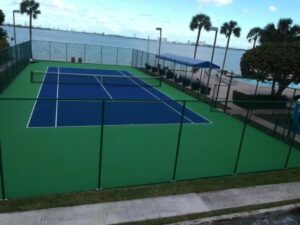 Tennis Court at Bay Park Towers