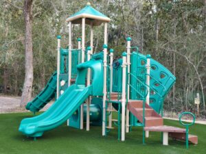 Teal playground