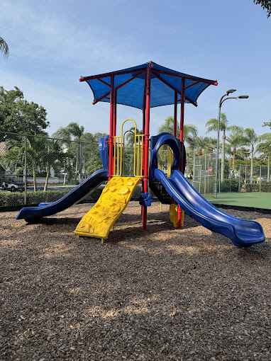 Blue and Yellow Playground