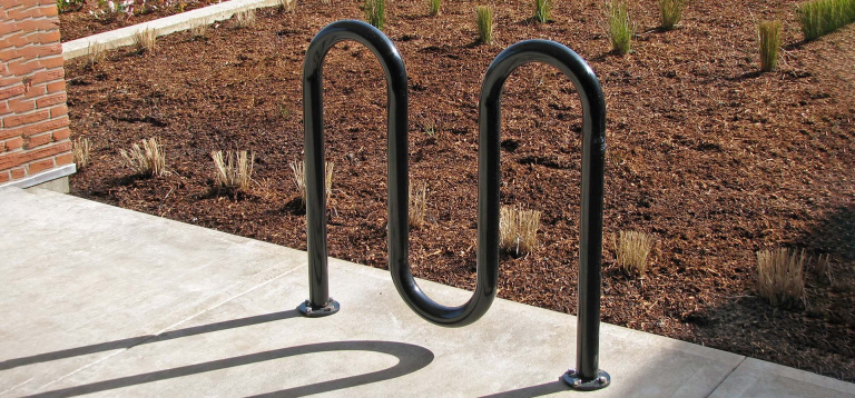 Black Bike Rack